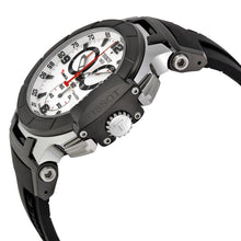 Load image into Gallery viewer, Tissot T Race Chronograph White Dial Black Rubber Strap Watch for Men - T048.417.27.037.00