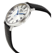 Load image into Gallery viewer, Tissot Carson Premium Silver Dial Black Leather Strap Watch For Men - T122.410.16.033.00
