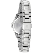 Load image into Gallery viewer, Bulova Crystal Silver Dial Silver Steel Strap Watch for Women - 96L226