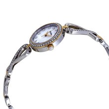 Load image into Gallery viewer, Bulova Analog Crystals Mother of Pearl Dial Silver Steel Strap Watch for Women - 98X109