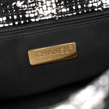 Load image into Gallery viewer, Tweed Quilted Maxi Chanel 19 Flap Black White