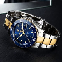 Load image into Gallery viewer, Maserati Competizione Automatic Blue Dial Two Tone Steel Strap Watch For Men - R8823100001