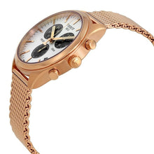 Load image into Gallery viewer, Tissot T Classic PR 100 Chronograph Silver Dial Rose Gold Mesh Bracelet Watch For Men - T101.417.33.031.01