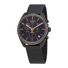 Load image into Gallery viewer, Tissot T Classic PR 100 Chronograph Anthracite Black Dial Black Mesh Bracelet Watch For Men - T101.417.23.061.00
