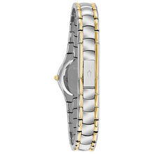 Load image into Gallery viewer, Bulova Classic White Dial Two Tone Steel Strap Watch for Women - 98T84