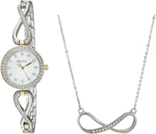 Load image into Gallery viewer, Bulova Analog Crystals Mother of Pearl Dial Silver Steel Strap Watch for Women - 98X109