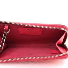 Load image into Gallery viewer, Caviar Camellia Embossed Key Holder Case Pink