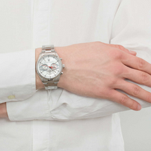 Load image into Gallery viewer, Maserati Competizione Chronograph White Dial Silver Steel Strap Watch For Men - R8853100017