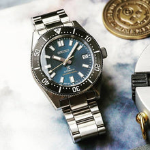 Load image into Gallery viewer, Seiko Prospex Automatic 1965 Dive 55th Anniversary Limited Edtion Blue Dial Silver Steel Strap Watch For Men - SPB149J1