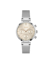 Load image into Gallery viewer, Hugo Boss Flawless Pink Dial Silver Mesh Bracelet Watch for Women - 1502625