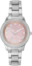 Load image into Gallery viewer, Michael Kors Tibby Multifunction Crystals Pink Dial Silver Steel Strap Watch for Women - MK4686