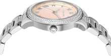 Load image into Gallery viewer, Michael Kors Tibby Multifunction Crystals Pink Dial Silver Steel Strap Watch for Women - MK4686
