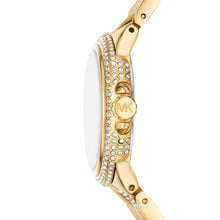 Load image into Gallery viewer, Michael Kors Camile Analog White Dial Gold Steel Strap Watch for Women - MK4801