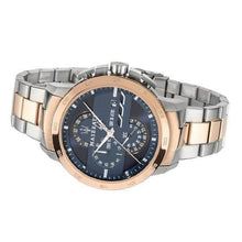 Load image into Gallery viewer, Maserati Ingegno Chronograph Blue Dial Two Tone Steel Strap Watch for Men - R8873619002