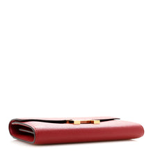 Load image into Gallery viewer, Epsom Enamel Constance Long Wallet Rouge Grenat
