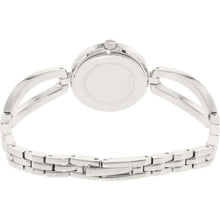 Load image into Gallery viewer, Bulova Crystal Black Mother of Pearl Dial Silver Steel Strap Watch for Women - 96L224