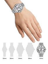 Load image into Gallery viewer, Tissot T Classic Carson Premium Powermatic 80 Silver Dial Silver Steel Strap Watch For Men - T122.407.11.033.00