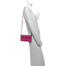 Load image into Gallery viewer, Matte Alligator Kelly Wallet To Go Rose Scheherazade