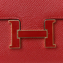 Load image into Gallery viewer, Epsom Enamel Constance Long Wallet Rouge Grenat