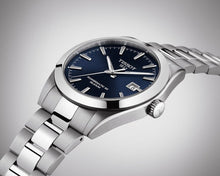 Load image into Gallery viewer, Tissot Gentlemen Powermatic 80 Silicium Blue Dial Silver Steel Strap Watch For Men - T127.407.11.041.00