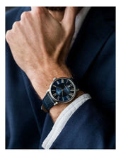Load image into Gallery viewer, Tissot Carson Premium Powermatic 80 Blue Dial Blue Leather Strap Watch For Men - T122.407.16.043.00