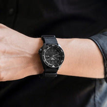 Load image into Gallery viewer, Seiko 5 Sports Automatic Black Dial Black NATO Strap Watch For Men - SRPD79K1