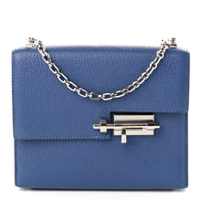 Load image into Gallery viewer, Chevre Mysore Mini Verrou Chaine Bag Bleu Agate