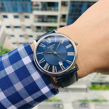 Load image into Gallery viewer, Tissot Carson Premium Blue Dial Blue Leather Strap Watch For Men - T122.410.16.043.00
