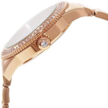 Load image into Gallery viewer, Bulova Crystal Silver Dial Rose Gold Steel Strap Watch for Women - 97N101