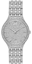 Load image into Gallery viewer, Bulova Crystal Collection Silver Dial Silver Steel Strap Watch for Women - 96L243