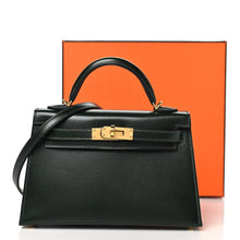 Load image into Gallery viewer, Box Mini Kelly Sellier 20 Vert Fonce