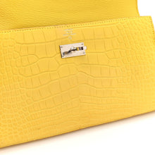 Load image into Gallery viewer, Matte Alligator Kelly Longue Wallet Mimosa
