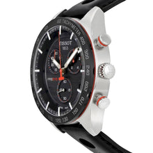 Load image into Gallery viewer, Tissot PRS 516 Chronograph Black Dial Black Leather Strap Watch For Men - T100.417.16.051.00