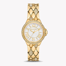 Load image into Gallery viewer, Michael Kors Camile Analog White Dial Gold Steel Strap Watch for Women - MK4801