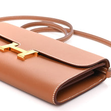 Load image into Gallery viewer, Evercolor Constance Wallet To Go Gold
