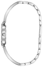 Load image into Gallery viewer, Bulova Crystal Black Mother of Pearl Dial Silver Steel Strap Watch for Women - 96L224