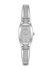 Load image into Gallery viewer, Bulova Crystal Collection Silver Dial Silver Steel Strap Watch for Women - 96L235