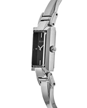 Load image into Gallery viewer, Bulova Classic Collection Black Dial Silver Steel Strap Watch for Women - 96L138