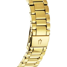 Load image into Gallery viewer, Bulova Multi Function Gold Dial Gold Steel Strap Watch for Women - 97N102