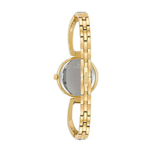 Load image into Gallery viewer, Bulova Crystal Collection Mother of Pearl Dial Gold Steel Strap Watch for Women - 98L225