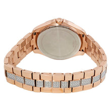 Load image into Gallery viewer, Bulova Crystal Collection Silver Dial Rose Gold Steel Strap Watch for Women - 98L229