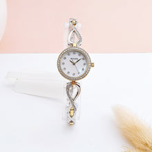 Load image into Gallery viewer, Bulova Analog Crystals Mother of Pearl Dial Silver Steel Strap Watch for Women - 98X109