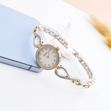 Load image into Gallery viewer, Bulova Analog Crystals Mother of Pearl Dial Silver Steel Strap Watch for Women - 98X109