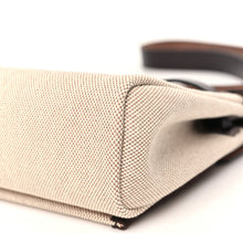 Load image into Gallery viewer, Military Toile Vache Hunter Herbag Zip Retourne 20 Ecru Beige Ebene Ecru Beige Ebene