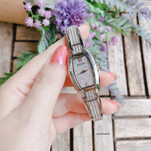 Load image into Gallery viewer, Bulova Crystal Collection Silver Dial Silver Steel Strap Watch for Women - 96L235