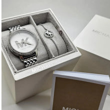 Load image into Gallery viewer, Michael Kors Melissa Quartz Silver Dial Silver Steel Strap Watch for Women - MK4370