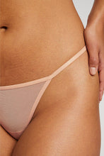 Load image into Gallery viewer, Sieve String Thong in Buff