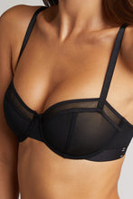 Load image into Gallery viewer, Sieve Balconette Bra in Black