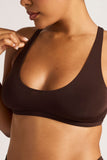 Slink Dipped Bralette in Espresso
