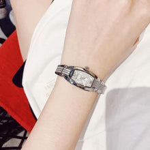 Load image into Gallery viewer, Bulova Crystal Collection Silver Dial Silver Steel Strap Watch for Women - 96L235